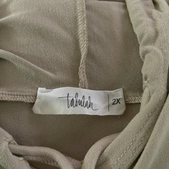 Talulah women’s drop shoulder shirt Tan super soft barely worn 2x - Picture 2 of 4